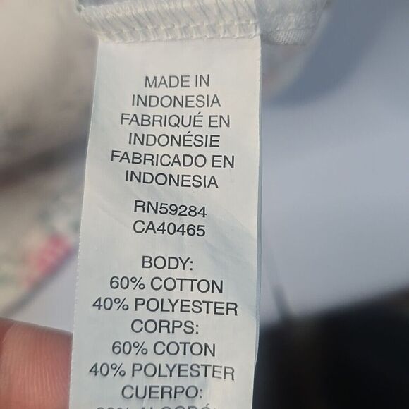 Childrens‎ Place Girls White Floral Dress XXL 16 Fit & Flare Keyhole Knee Length - Picture 6 of 7